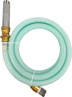 Produktbild von Saugschlauch Set 4m mit Rohrnippel für Schwengelpumpe Anschluss 1 1/4 zoll