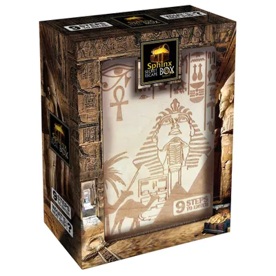 Obrázok produktu pre Hádanka Escape Box Sphinx Secret, úroveň obtiažnosti 4/4
