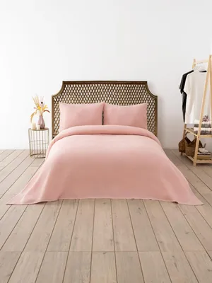 Immagine prodotto di L'Essentiel Linge de Maison, Waffle - Powder, Doppeltes Piqué, Pulver, 70 % BAUMWOLLE / 30 % POLIESTERE, 200 x 220 cm