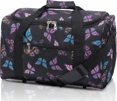 Immagine prodotto di CITIES 611 borsa da viaggio a farfalla - nero