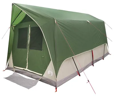 Obrázok produktu pre vidaXL tunelový stan so strechou, zelený, pre 8 osôb, polyester a oceľ