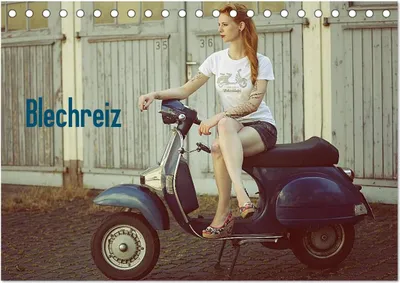 Produktbild von Blechreiz (Tischkalender 2025 DIN A5 quer), CALVENDO Monatskalender