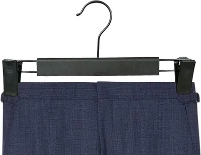 Produktbild von Hosenrockbügel mit Clips - Verstellbare rutschfeste Hosenbügel