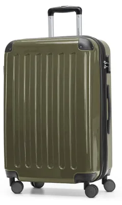 Produktbild von HAUPTSTADTKOFFER - Alex - Hartschalen-Koffer mit Erweiterung  Reisekoffer Hardcase Check-In Luggage 15-20 kg, expandable Trolley glossy 65 cm, 74 L,Avocado