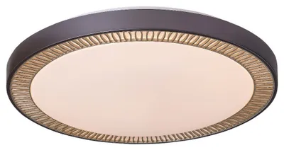 Produktbild von Rabalux 3000 Deckenleuchte Matea, 40W, 3200lm, braun-weiß, rund, dimmbar, ø500mm