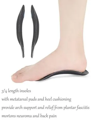 Productafbeelding van Leer Ortheses - 3/4 Bogensteun voor Plantenfasciitis