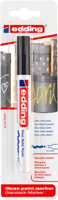 Produktbild von Edding Glanzlack-Marker Blister schwarz 79352