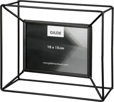Produktbild von Gilde Metall Fotorahmen "Fokus" klein VE 4 69081