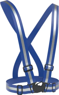 Produktbild von EAZY CASE Reflektorweste elastische Reflektorsteifen flexibel einstellbar Warnweste mit Schnalle reflektierende Weste Motorradweste, Blau