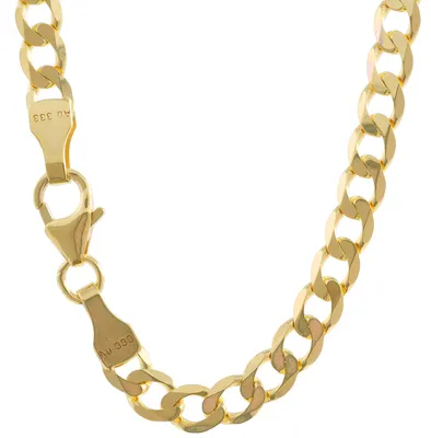 Produktbild von Goldkette Panzerkette Länge 21cm - Breite 3,9mm - 333-8 Karat Gold
