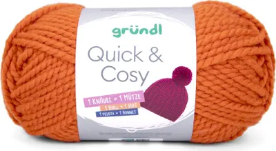 Produktbild von Gründl Wolle Quick and Cosy 150 g orange