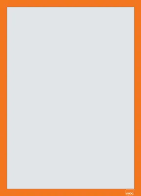 Produktbild von Nobo 1915698, A3, Orange, Hochformat/Querformat, 235 mm, 10 mm, 450 mm