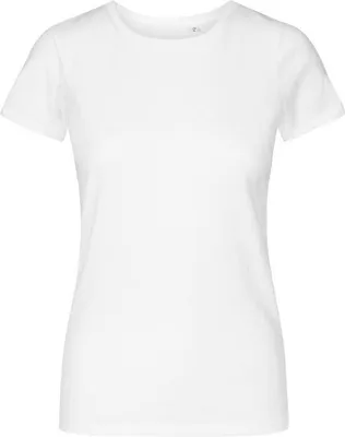 Immagine prodotto di X.O by Promodoro 1505 | Maglietta girocollo da donna, cotone pettinato - Colore: Bianco - Taglia: S