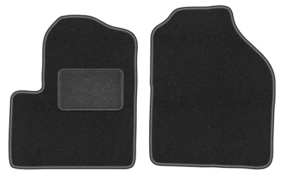 Immagine prodotto di Tappetini anteriori in moquette per Ford Transit Connect 2003-2012 (multispazio) – 2 pezzi, grigio grafite, su misura – Wielganizator LUX