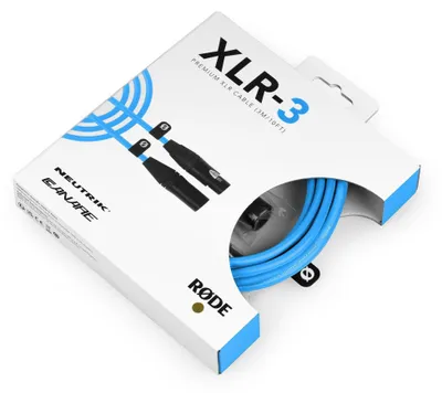 Produktbild von Premium XLR-Kabel XLR3M-B blue (blau, 3 Meter)