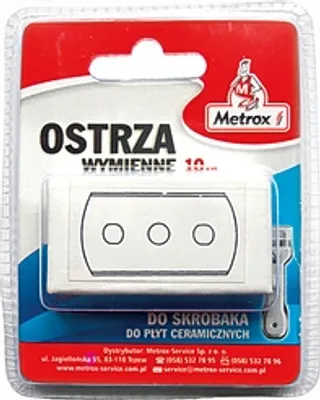 Produktbild von Metrox 0723 Klingenschaber, silber (10er Pack)