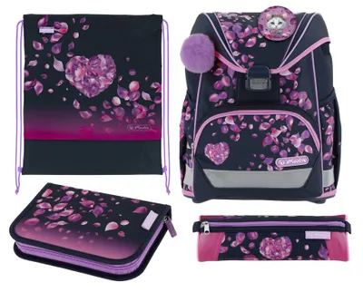 Zdjęcie produktu dla Herlitz 400205499, Piórnik, Pencil pouch, Tornister szkolny, Torba sportowa, Dziewczyna, Szkoła podstawowa, Plecak, 16 l, Kieszeń przednia, Kieszeń boczna