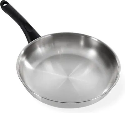 Obrázek produktu pro Indukční hrnec z nerezové oceli, 24 cm, s víkem, stříbrný, lesklý, vhodný do myčky nádobí