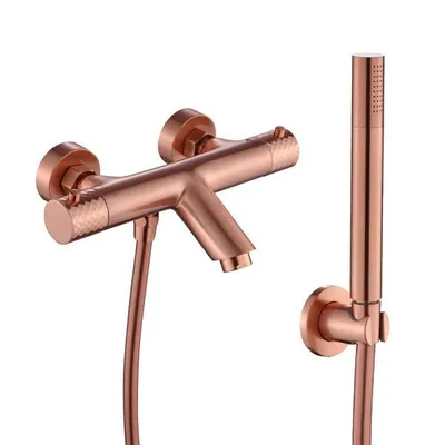 Immagine prodotto di WEBO Mediance Opbouw Badkraan con doccetta rubinetto bagno monocomando in rame