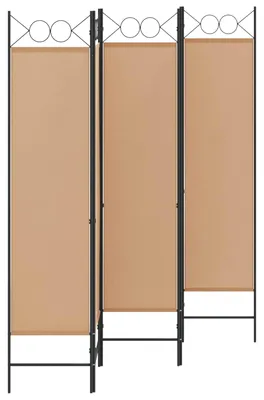 Produktbild von “2026 Modern“ Beige 5-teiliger Raumteiler Beige 200 x 180 cm Stoff - Designermöbel 41460 - Paravents