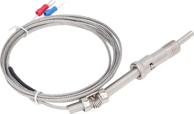 Image de Sonde de température à vis de type K Poignée droite Thermocouple Transducteur 0?800��� WRNT