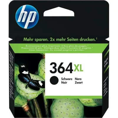 Zdjęcie produktu dla HP 364XL oryginalny wkład atramentowy fotograficzny XL, Wysoka (XL) wydajność, Czarny fotograficzny, Atrament barwnikowy, 1 szt., 290 stron(y)