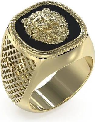 Produktbild von Fingerringen   Siegelring Guess Gold 24  Kollektion Lion King - mann