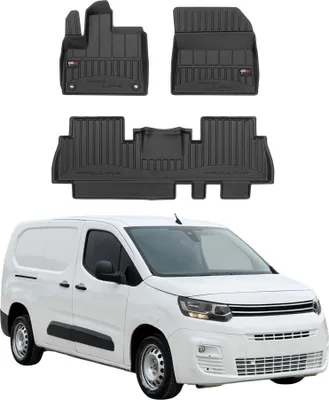 Immagine prodotto di 2018-2025 Citroen Berlingo tappetini TPE nero 3 pz