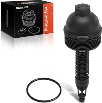 Immagine prodotto di Frankberg 1x coperchio alloggiamento filtro olio per BMW Serie 3 E46 E90 E91 E92 Serie 5 E60 E61 E83 E70 2.5L 3.0L