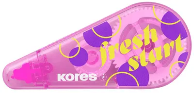 Image de Kores KR84734 Rouleau correcteur jetable « Rollix » de Kores, 5 mm x 8 m, lot de 2