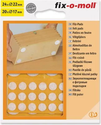 Produktbild von Fix-o-moll Filzstifte Dünn44FilzstifteKlebebandweißd827mm - Fix-o-moll