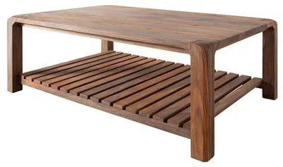 Produktbild von MASSIVMOEBEL24.DE Couchtisch Sheesham 120x80x45 grau geölt BUENO #2001