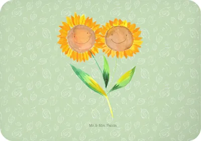 Produktbild von Mr. & Mrs. Panda magnet Blume Sonnenblume - Blattgrün - Geschenk, Sonnenblumen, zettelhalter, Lieblingsmensch, Best Friends, whiteboardmagnet, Vertrauen, büromagnet