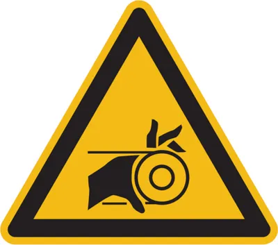 Produktbild von Dreifke® Warnschild, Warnung vor Handverletzung durch Riemenantrieb - praxisb...