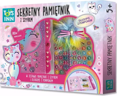 Zdjęcie produktu dla Stnux Pamietnik Z Szyfrem Kotek Stn8158 98158