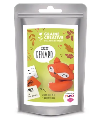 Produktbild von Graine Creative Polymer Clay Fuchs Bastelset - kreative Hobbyidee