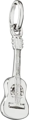 Produktbild von NKlaus Kettenanhänger Gitarre 925 Silber 18x6mm Instrumentale Musik Amulett Talisman 15378