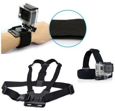 Image de Kit d'accessoires compact (3 pièces) pour caméra d'action