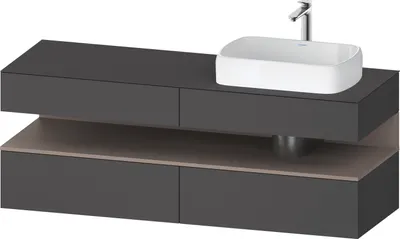Produktbild von DURAVIT QA4778043490000 QTG KWTU WH Ek. 1600x550x600 Gt Mt. H