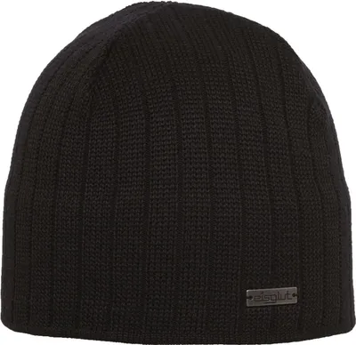 Produktbild von Eisglut Strickmütze Texg mit Fleeceinnenband, schwarz, Gr. Einheitsgröße