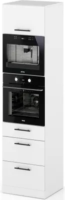 Zdjęcie produktu dla Słupek Kuchenny 3 Szuflady 60Cm Piekarnik S60Ms3 Spremium Biały Mat