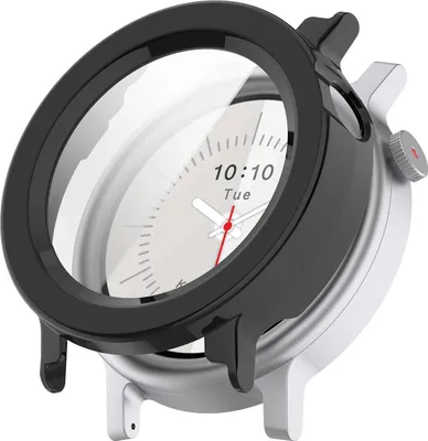 Image de Pour CMF Watch 3 Pro plastique Watch Housse de protection + Tempered 9H verre dur noir