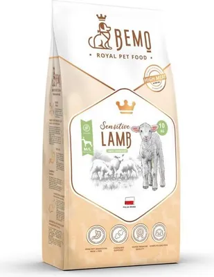 Imagen del producto de BEMO - Sensitive - Alimento seco para perros adultos - Cordero - Talla M/L - 10 kg