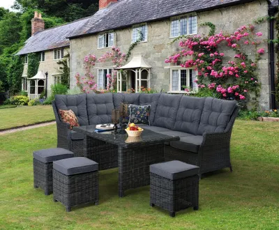 Image de Ensemble de rotin Rojaplast HOUSTON