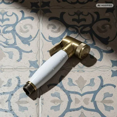 Produktbild von PaulGurkes Bidet Spraybrause Bronze Nostalgie retro Keramik