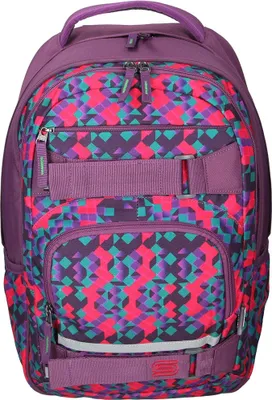 Obrázek produktu pro Spirit školní batoh Campus 01 pink purple tyrkysový vzorovaný