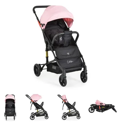 Produktbild von Moni Kinderwagen Buggy Colibri, faltbar, verstellbar, 5-Punkt-Gurt, ab 6 Monaten rosa