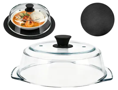 Immagine prodotto di Coperchio per microonde resistente al calore, ideale per alimenti