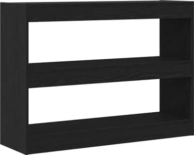 Produktbild von vidaXL Bücherregal Schwarz Eichen-Optik 100 x 30 x 72 cm Holzwerkstoff