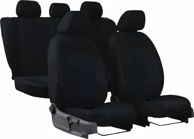 Immagine prodotto di Coprisedili auto Coprisedili universali per Ford Focus Mk2 nero auto SET NUOVO